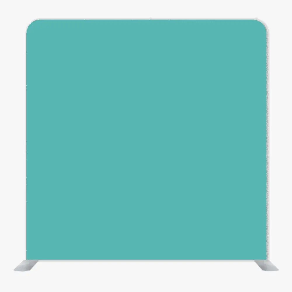 Teal Blue Single Sided Tension Fabric Backdrop Frame and Fabric Set