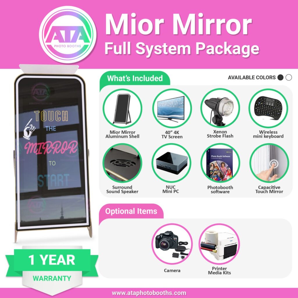 Mior Mirror Booth System Package Deal